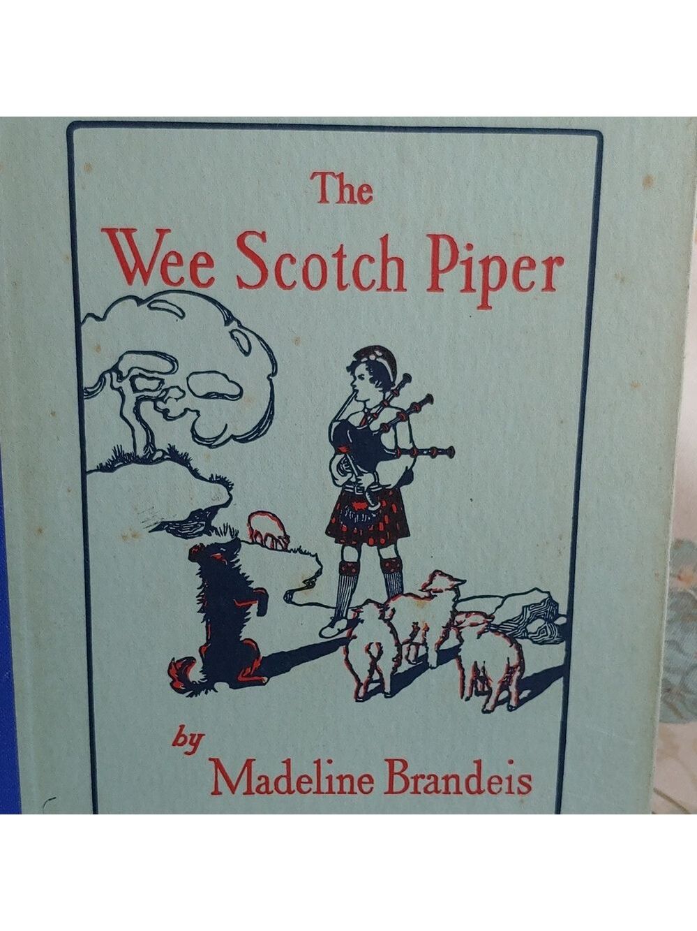 Vintage Children's Book "The Wee Scotch Piper" by Madeline Brandeis
